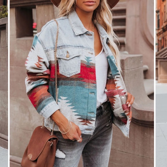 Sunset Arizona Denim Jean Jacket - Picture 4 of 16